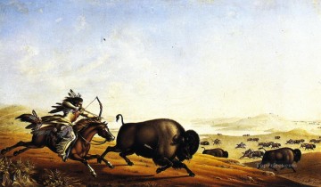 狩猟 Painting - 馬に乗って狩りをするピーター・リンディスバッハーxxアシニボイン